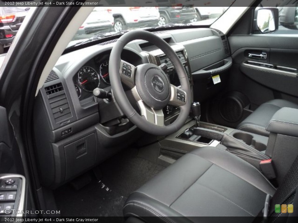 Dark Slate Gray Interior Photo for the 2012 Jeep Liberty Jet 4x4 #55529366