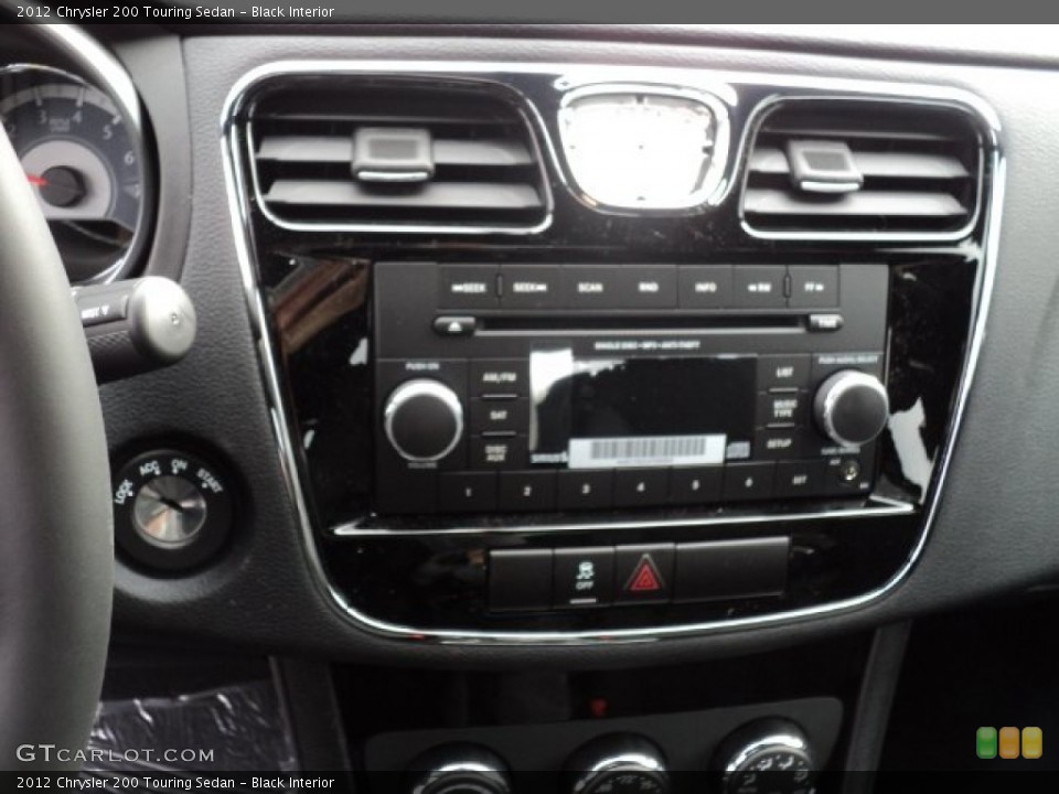 Black Interior Controls for the 2012 Chrysler 200 Touring Sedan #55529472