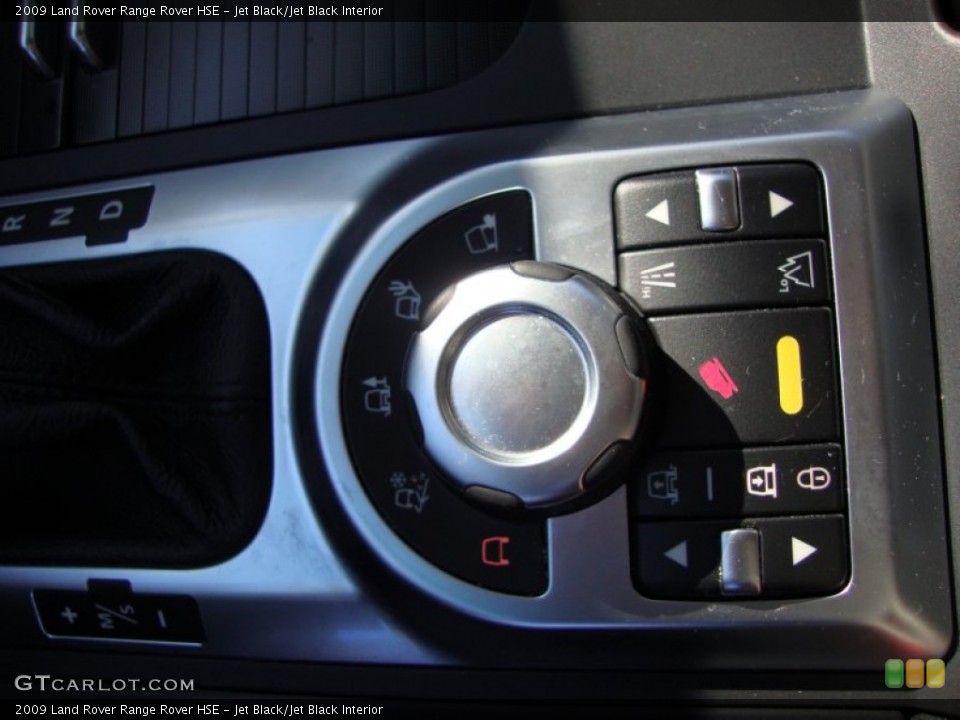 Jet Black/Jet Black Interior Controls for the 2009 Land Rover Range Rover HSE #55531252