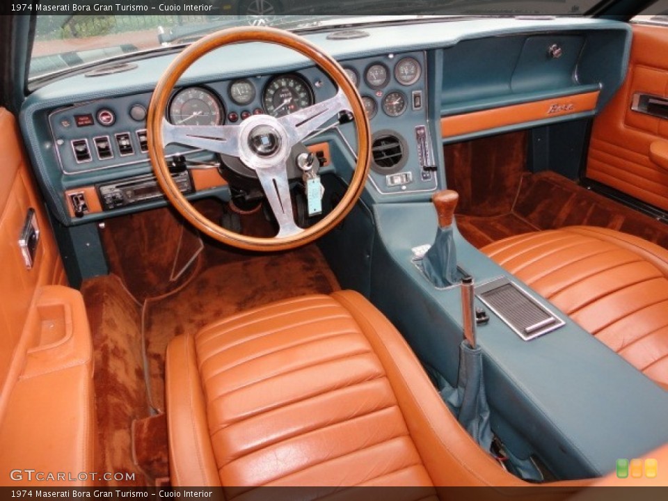 Cuoio Interior Photo for the 1974 Maserati Bora Gran Turismo #55531766