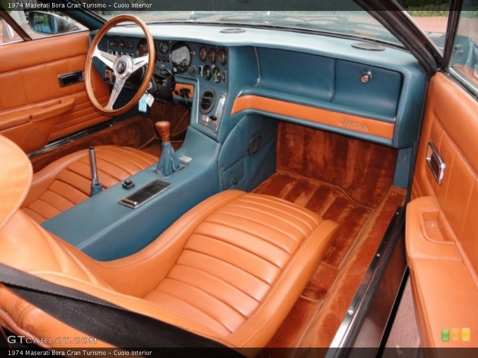Cuoio Interior Photo for the 1974 Maserati Bora Gran Turismo #55531864