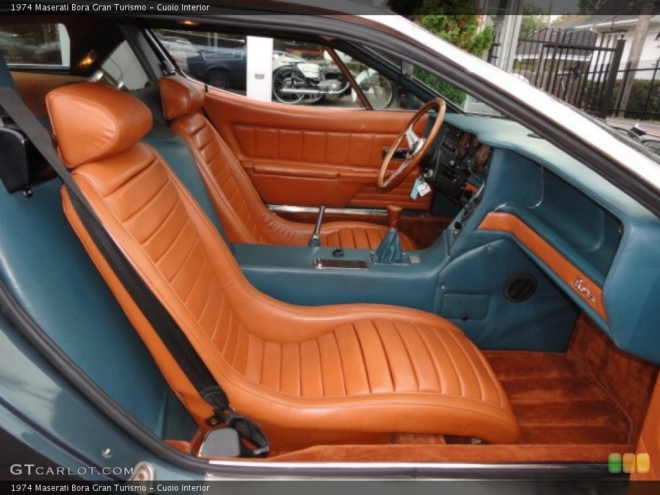 Cuoio 1974 Maserati Bora Interiors