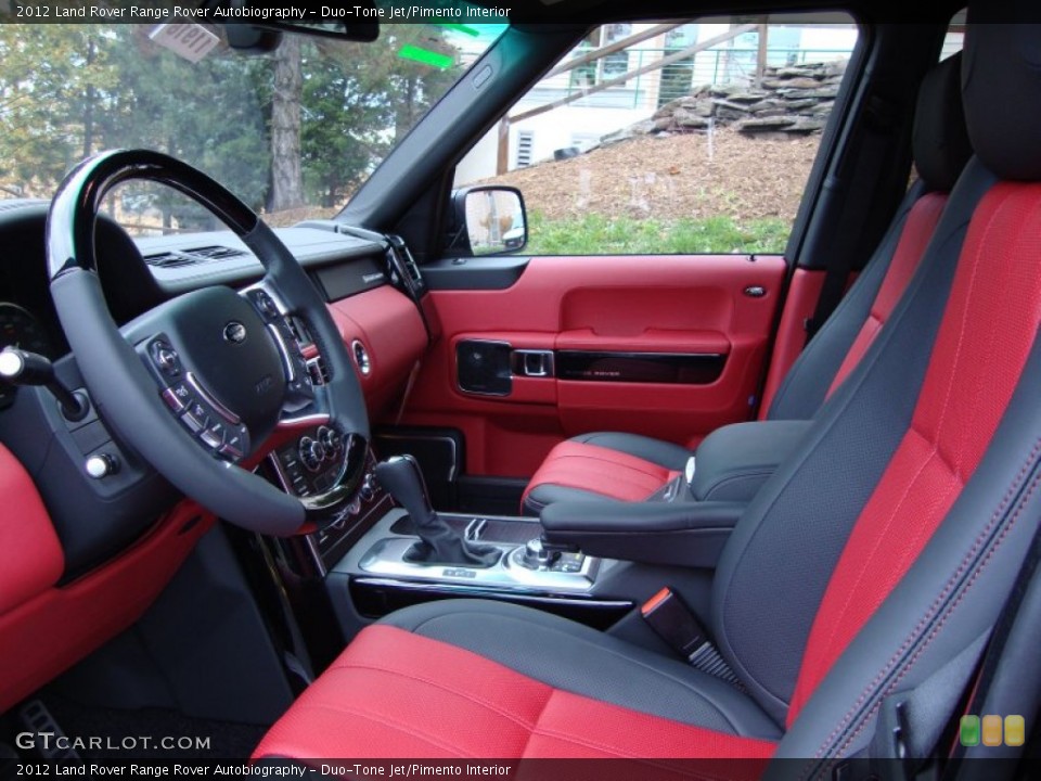 Duo-Tone Jet/Pimento Interior Photo for the 2012 Land Rover Range Rover Autobiography #55532072