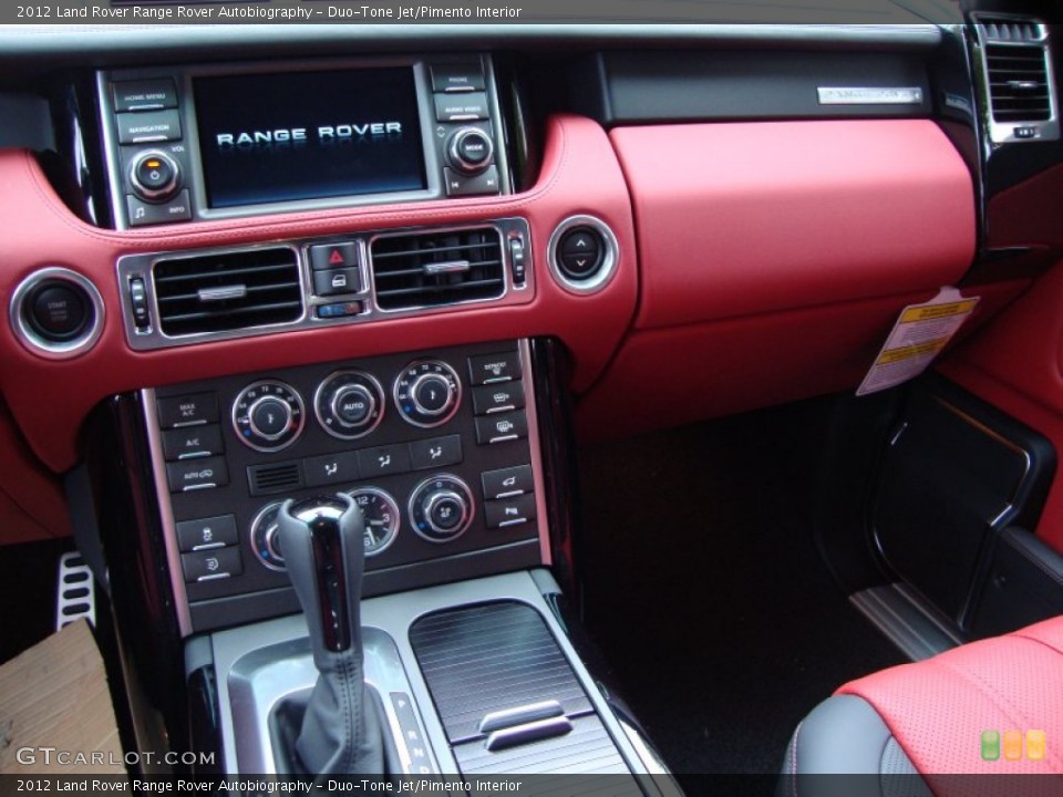Duo-Tone Jet/Pimento Interior Dashboard for the 2012 Land Rover Range Rover Autobiography #55532105