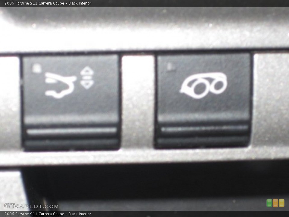 Black Interior Controls for the 2006 Porsche 911 Carrera Coupe #55532741