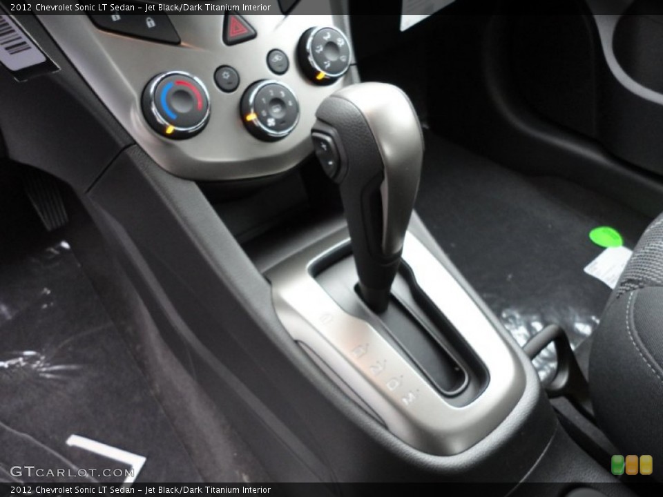 Jet Black/Dark Titanium Interior Transmission for the 2012 Chevrolet Sonic LT Sedan #55532942