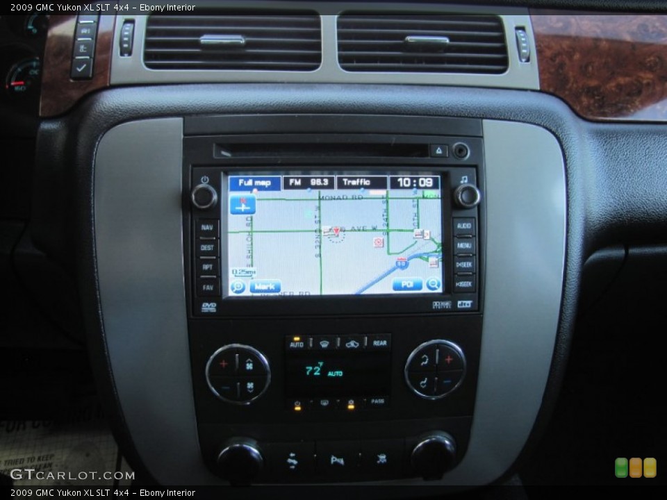 Ebony Interior Navigation for the 2009 GMC Yukon XL SLT 4x4 #55532987