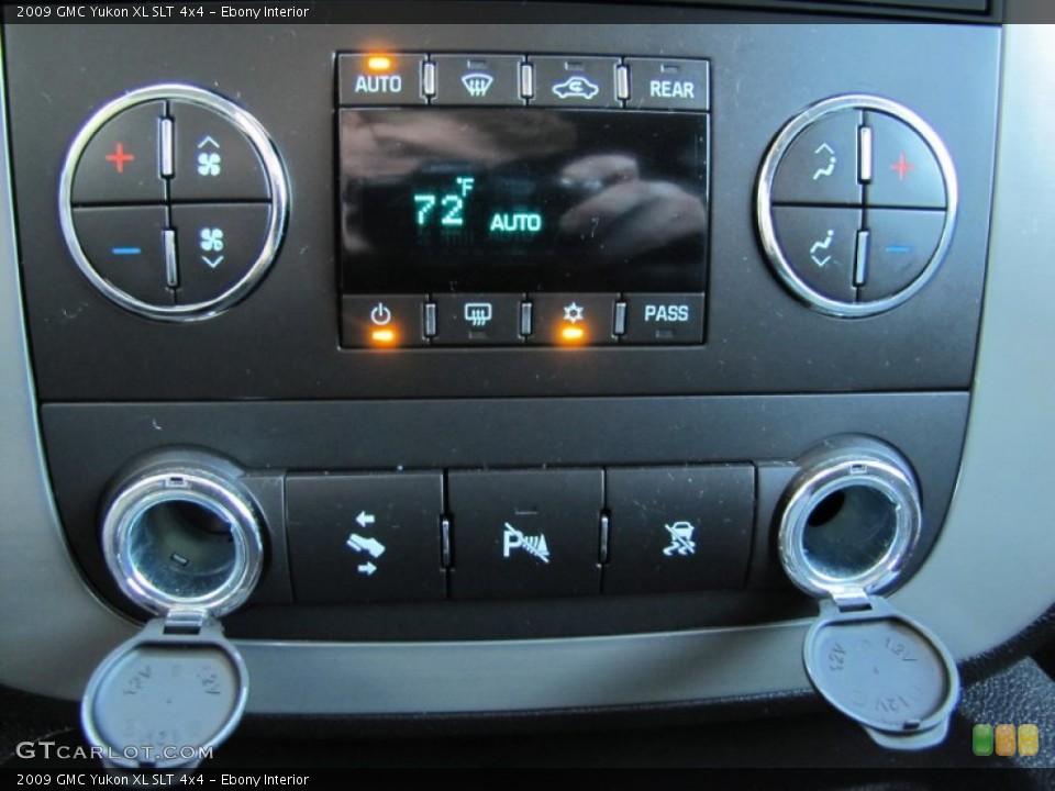 Ebony Interior Controls for the 2009 GMC Yukon XL SLT 4x4 #55532999