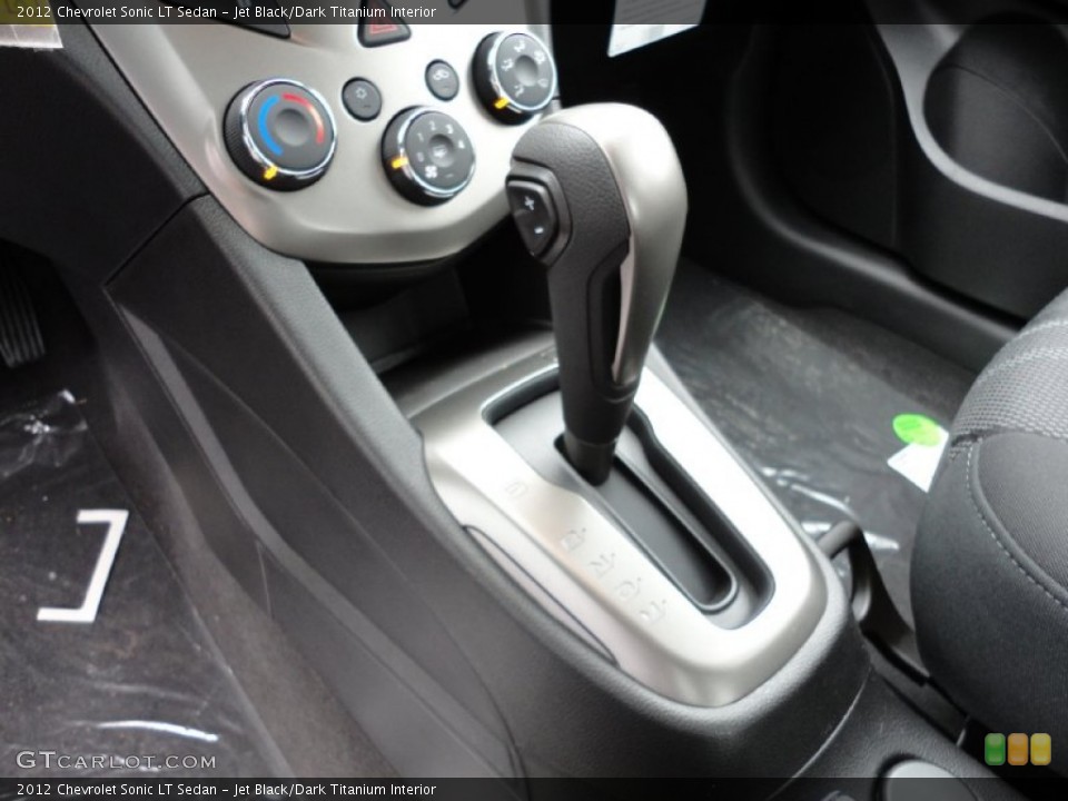 Jet Black/Dark Titanium Interior Transmission for the 2012 Chevrolet Sonic LT Sedan #55533053