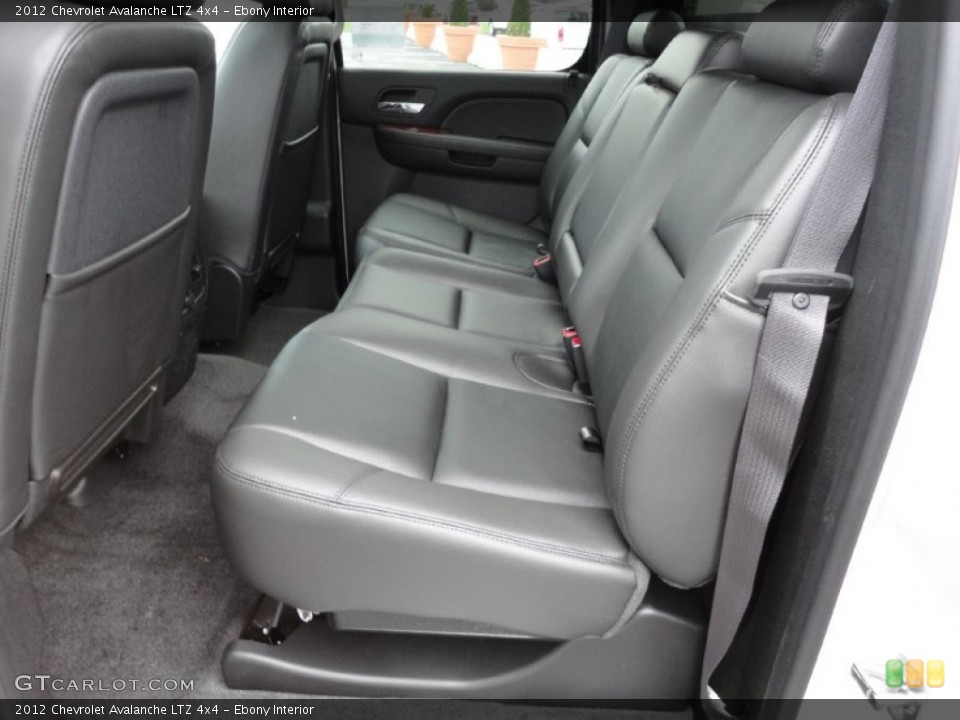 Ebony Interior Photo for the 2012 Chevrolet Avalanche LTZ 4x4 #55533179