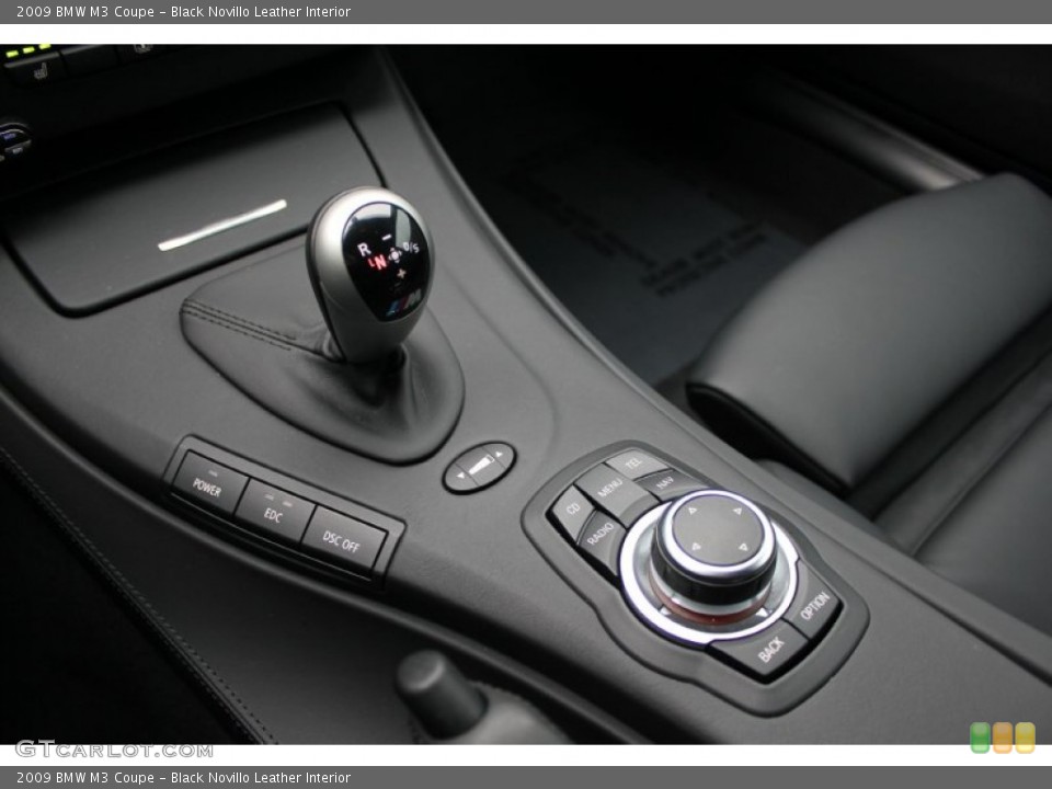 Black Novillo Leather Interior Transmission for the 2009 BMW M3 Coupe #55533323