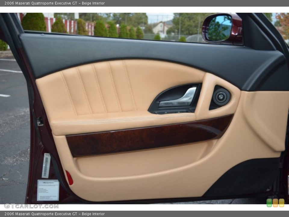 Beige Interior Door Panel for the 2006 Maserati Quattroporte Executive GT #55533683