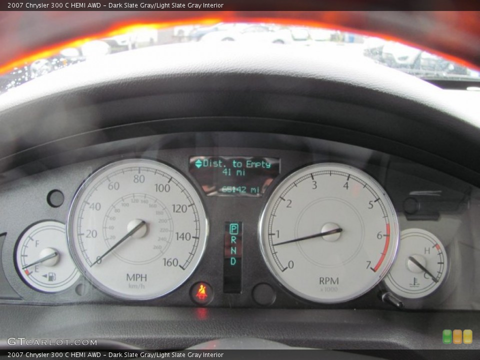 Dark Slate Gray/Light Slate Gray Interior Gauges for the 2007 Chrysler 300 C HEMI AWD #55534724