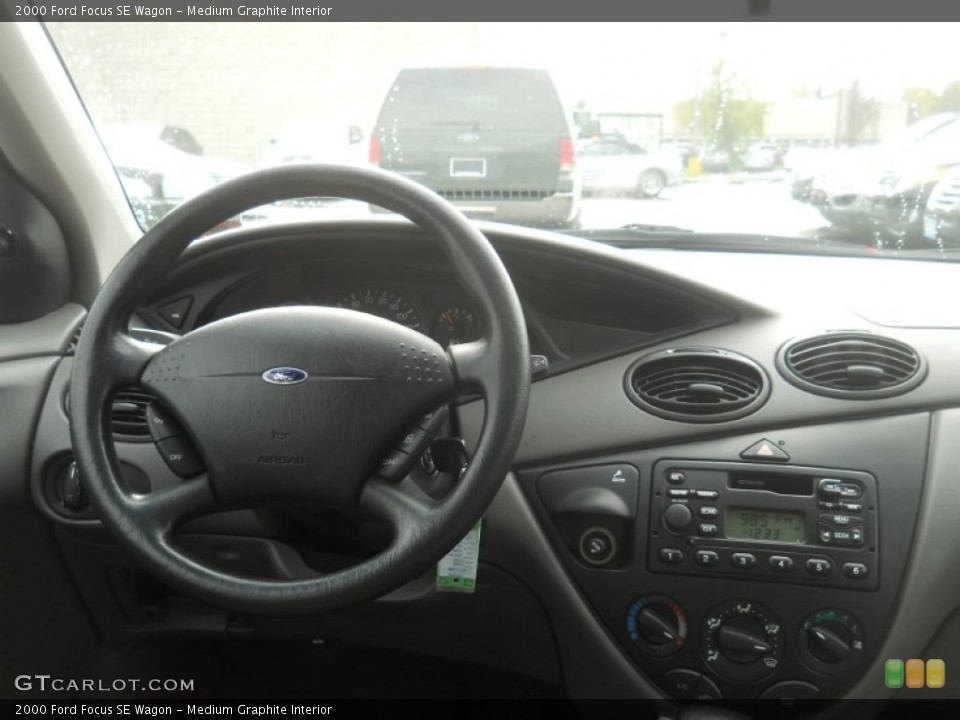 Medium Graphite Interior Dashboard for the 2000 Ford Focus SE Wagon #55535429
