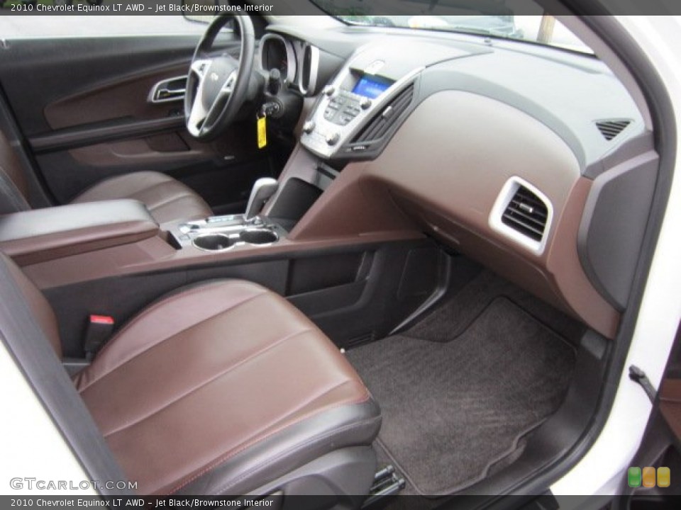 Jet Black/Brownstone Interior Photo for the 2010 Chevrolet Equinox LT AWD #55538001