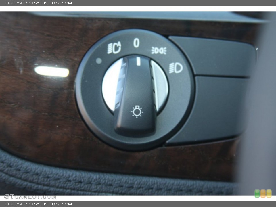 Black Interior Controls for the 2012 BMW Z4 sDrive35is #55538172