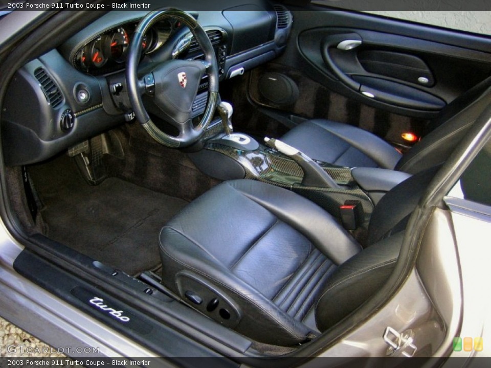 Black Interior Photo for the 2003 Porsche 911 Turbo Coupe #55538307