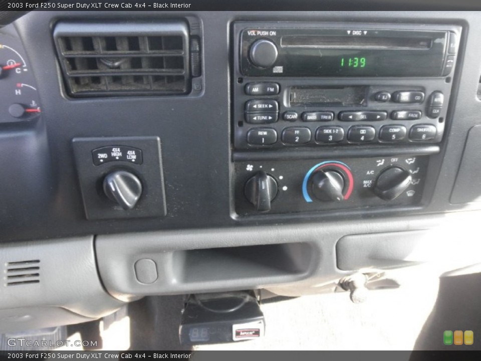 Black Interior Audio System for the 2003 Ford F250 Super Duty XLT Crew Cab 4x4 #55540422