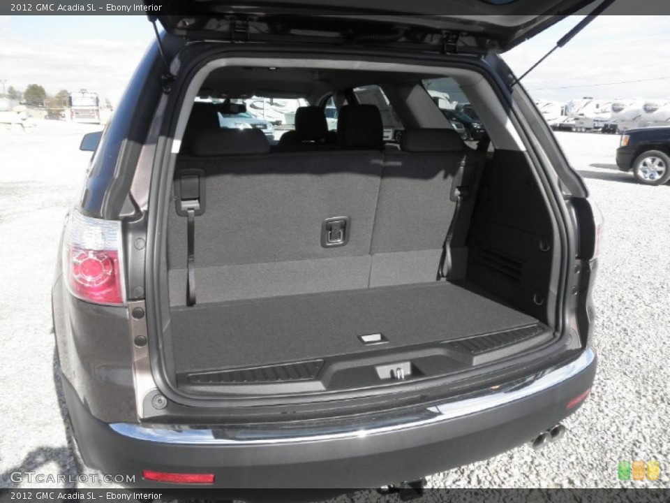 Ebony Interior Trunk for the 2012 GMC Acadia SL #55541040