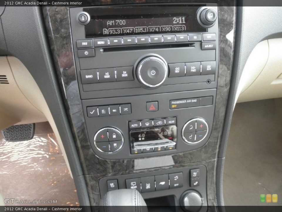 Cashmere Interior Audio System for the 2012 GMC Acadia Denali #55541664