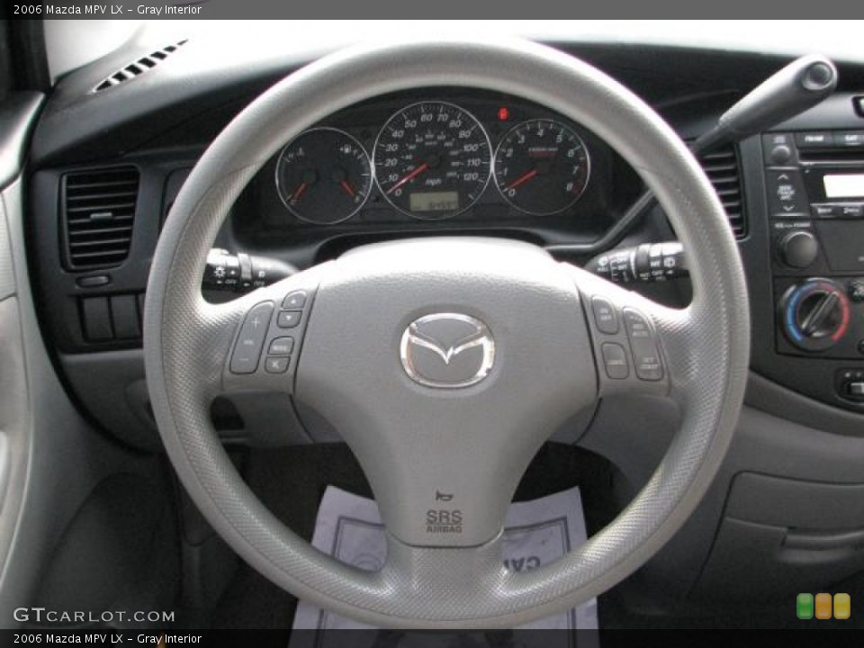 Gray Interior Steering Wheel for the 2006 Mazda MPV LX #55545498