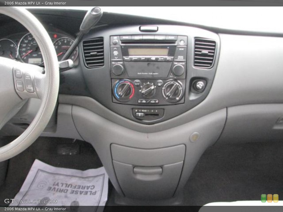 Gray Interior Controls for the 2006 Mazda MPV LX #55545507
