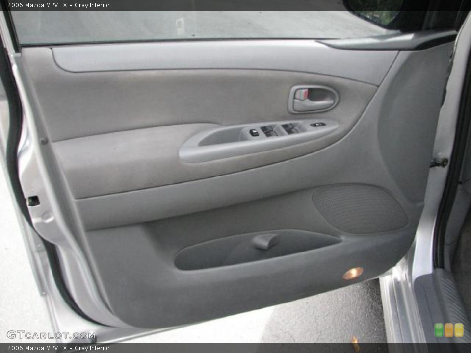 Gray Interior Door Panel for the 2006 Mazda MPV LX #55545522