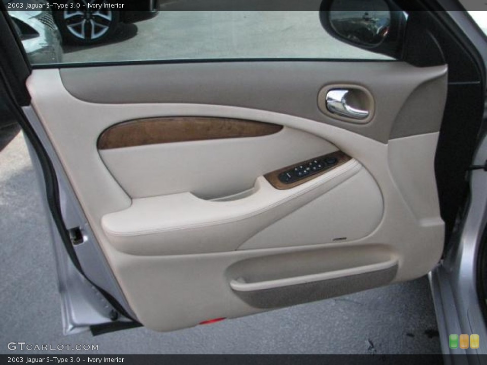Ivory Interior Door Panel for the 2003 Jaguar S-Type 3.0 #55545696