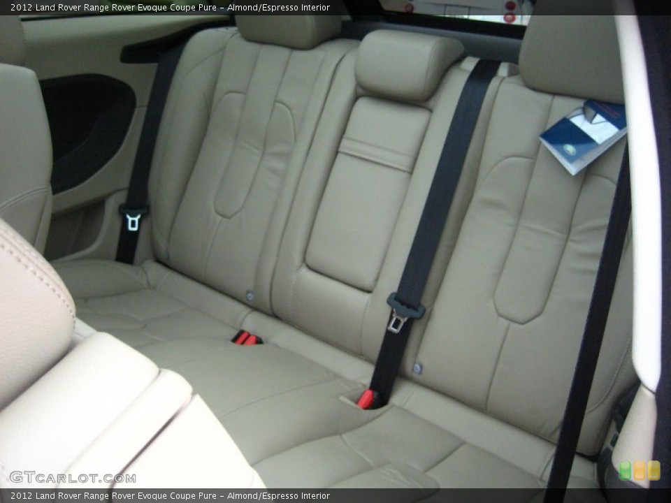Almond/Espresso Interior Photo for the 2012 Land Rover Range Rover Evoque Coupe Pure #55546284