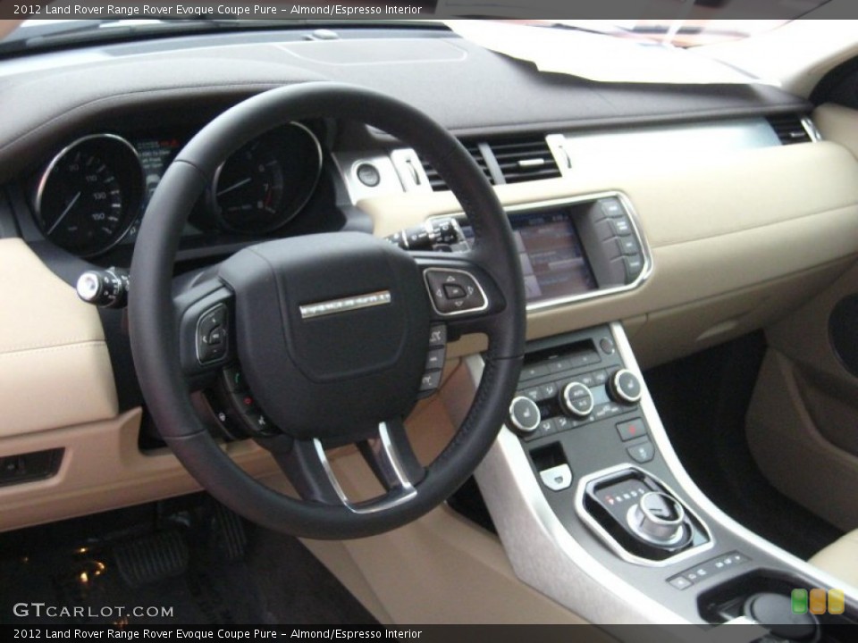 Almond/Espresso Interior Dashboard for the 2012 Land Rover Range Rover Evoque Coupe Pure #55546311