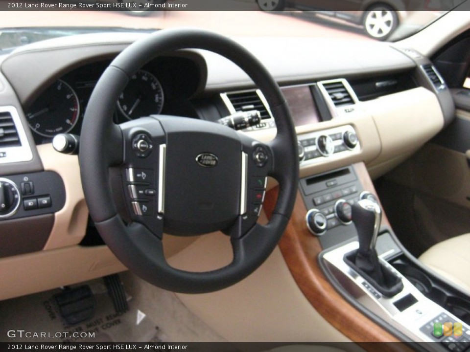 Almond Interior Steering Wheel for the 2012 Land Rover Range Rover Sport HSE LUX #55546374