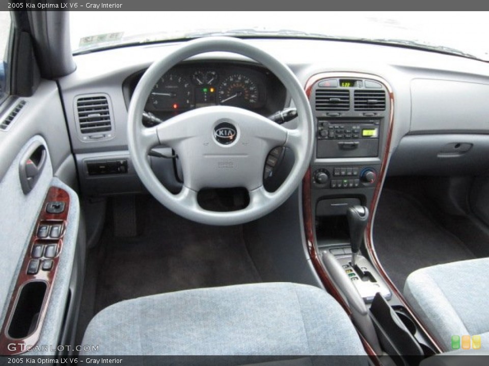 Gray Interior Dashboard for the 2005 Kia Optima LX V6 #55546770