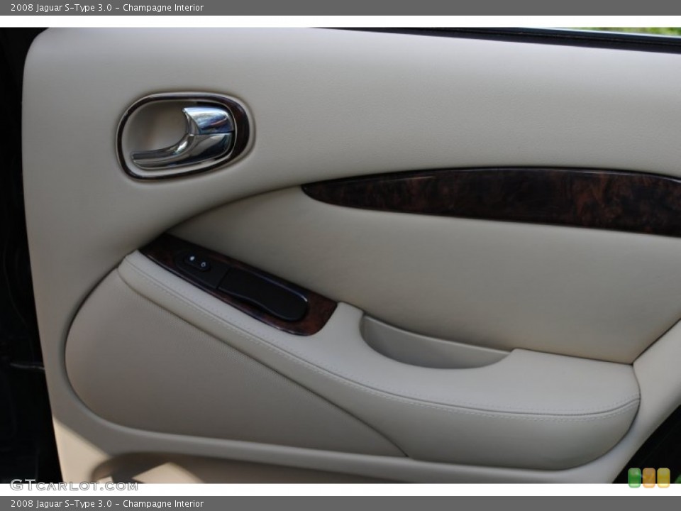 Champagne Interior Door Panel for the 2008 Jaguar S-Type 3.0 #55548147