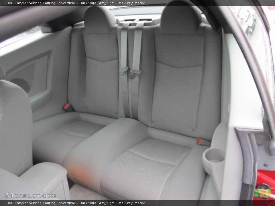Dark Slate Gray/Light Slate Gray Interior Photo for the 2008 Chrysler Sebring Touring Convertible #55549461
