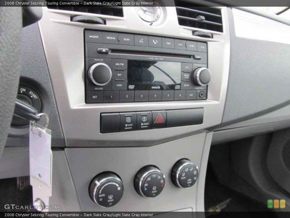 Dark Slate Gray/Light Slate Gray Interior Audio System for the 2008 Chrysler Sebring Touring Convertible #55549491