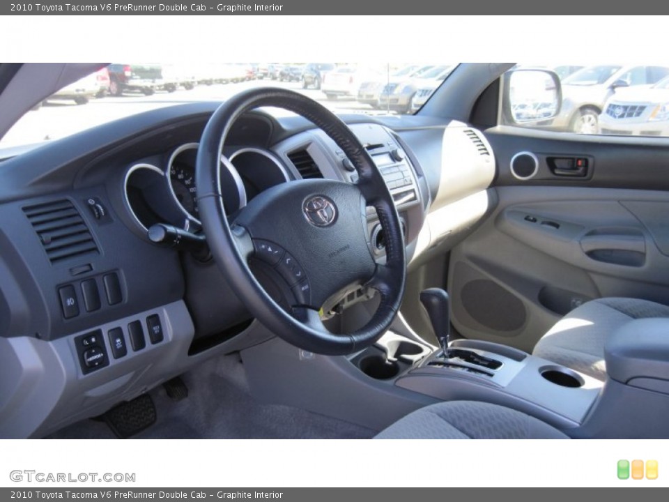 Graphite Interior Photo for the 2010 Toyota Tacoma V6 PreRunner Double Cab #55549749