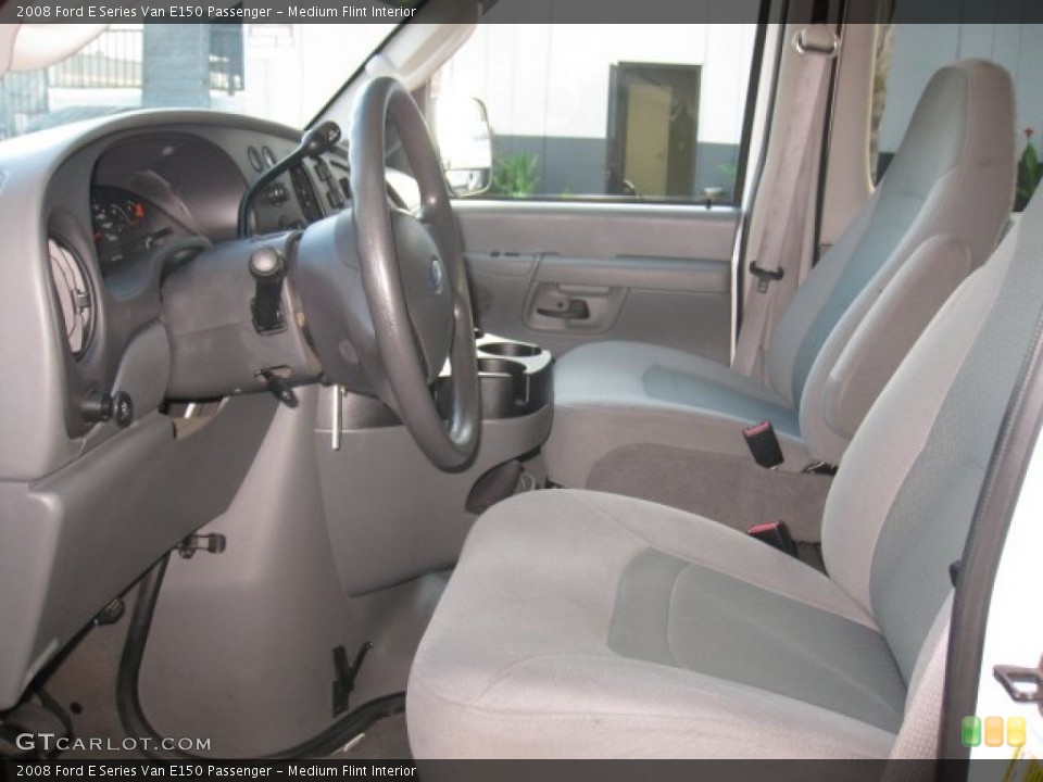 Medium Flint Interior Photo for the 2008 Ford E Series Van E150 Passenger #55550292