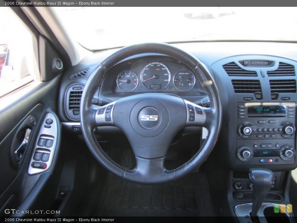Ebony Black Interior Dashboard for the 2006 Chevrolet Malibu Maxx SS Wagon #55551774