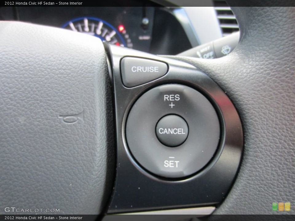 Stone Interior Controls for the 2012 Honda Civic HF Sedan #55554072