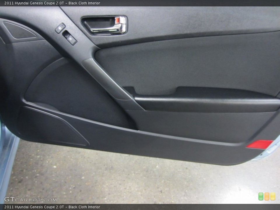 Black Cloth Interior Door Panel for the 2011 Hyundai Genesis Coupe 2.0T #55554801