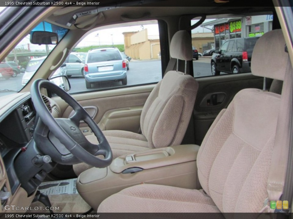 Beige Interior Photo for the 1995 Chevrolet Suburban K2500 4x4 #55555590