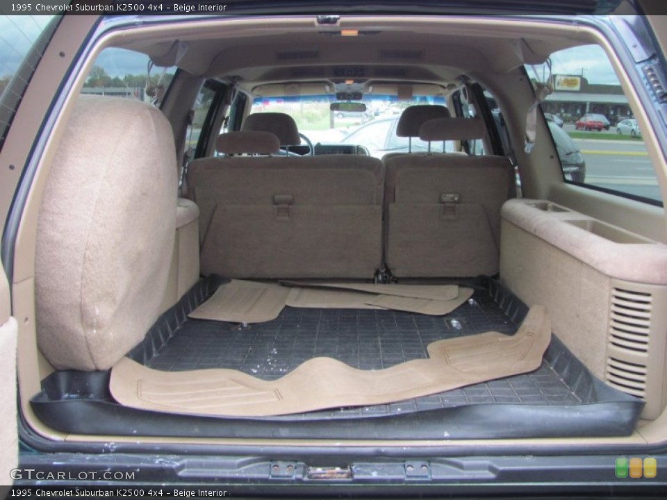 Beige Interior Trunk for the 1995 Chevrolet Suburban K2500 4x4 #55555626
