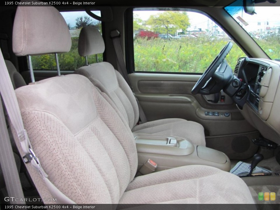 Beige Interior Photo for the 1995 Chevrolet Suburban K2500 4x4 #55555662