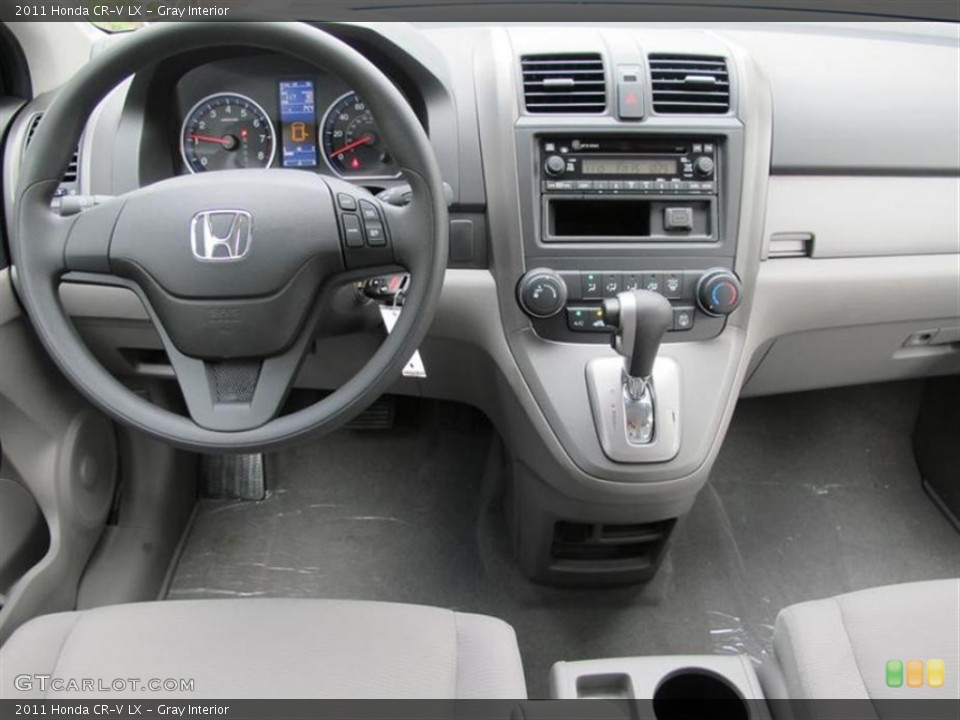 Gray Interior Dashboard for the 2011 Honda CR-V LX #55556151