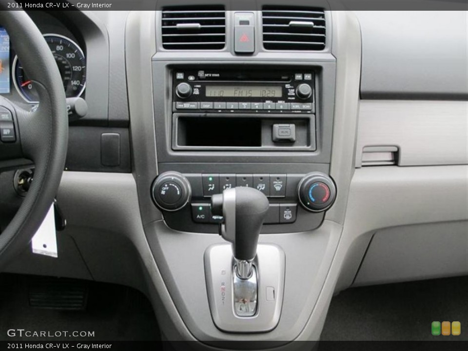 Gray Interior Controls for the 2011 Honda CR-V LX #55556172