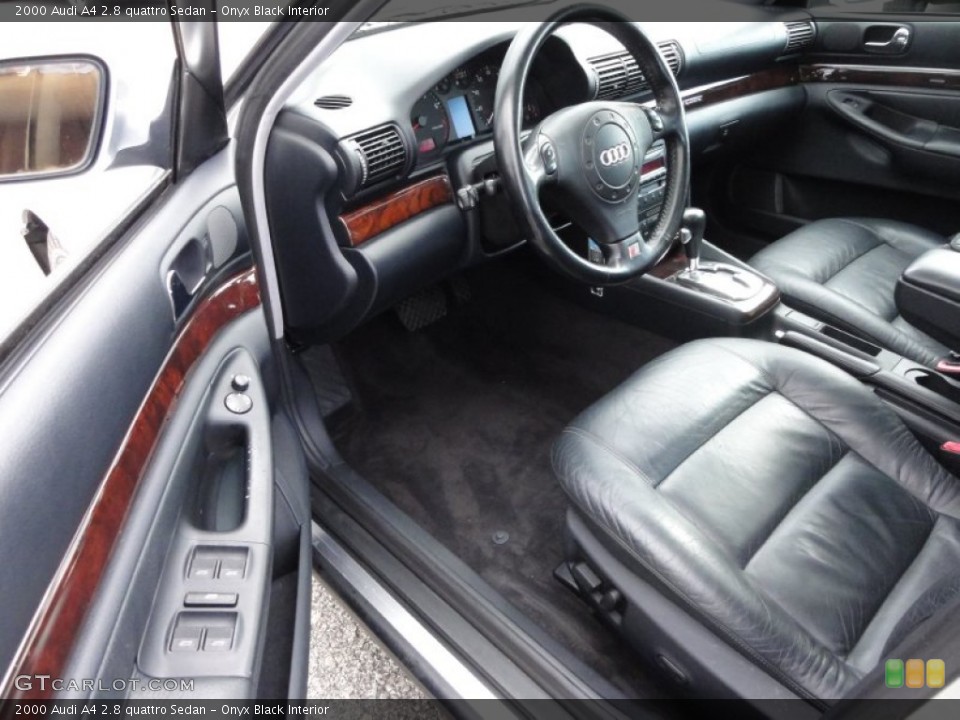 Onyx Black Interior Photo for the 2000 Audi A4 2.8 quattro Sedan #55556985