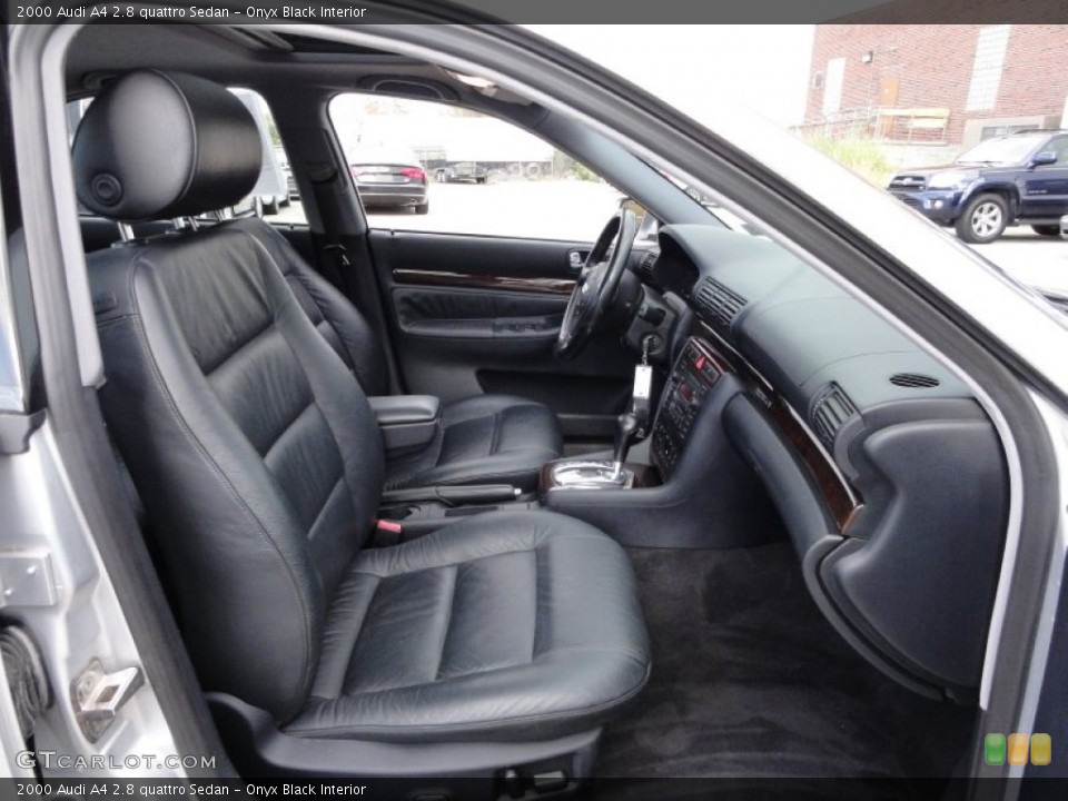 Onyx Black Interior Photo for the 2000 Audi A4 2.8 quattro Sedan #55557045