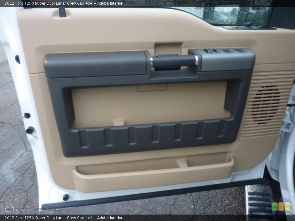 Adobe Interior Door Panel for the 2012 Ford F250 Super Duty Lariat Crew Cab 4x4 #55557714