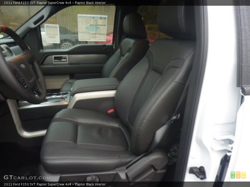 Raptor Black Interior Photo for the 2011 Ford F150 SVT Raptor SuperCrew 4x4 #55558047