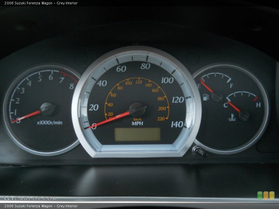Grey Interior Gauges for the 2006 Suzuki Forenza Wagon #55558344